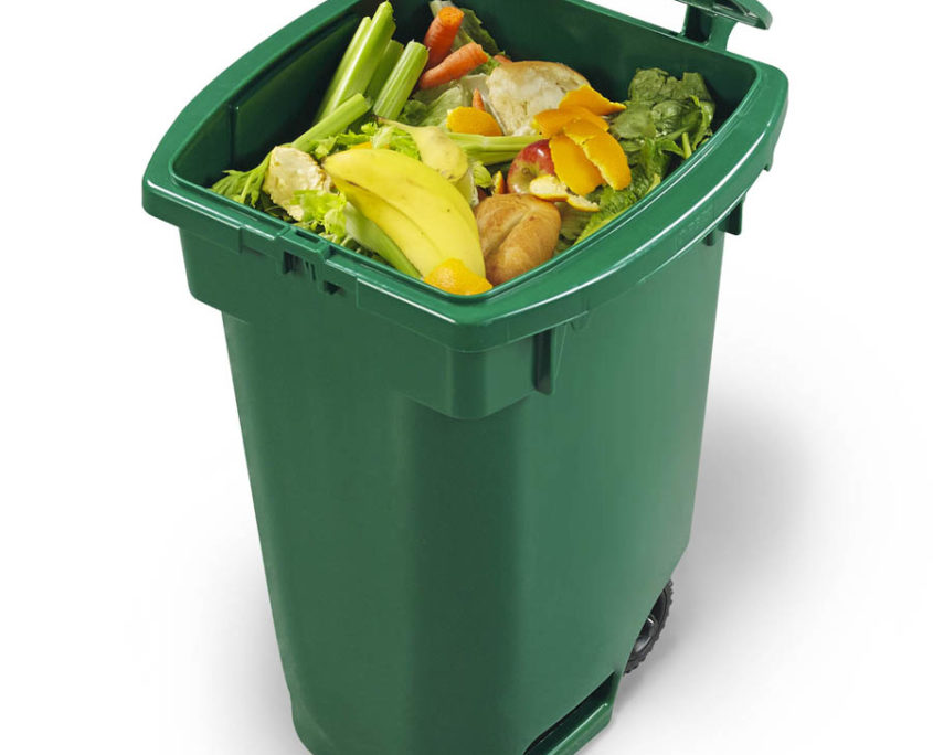 Org organic recycling group. Organic bin. Organic Trash sorted. Base Units with waste bins.